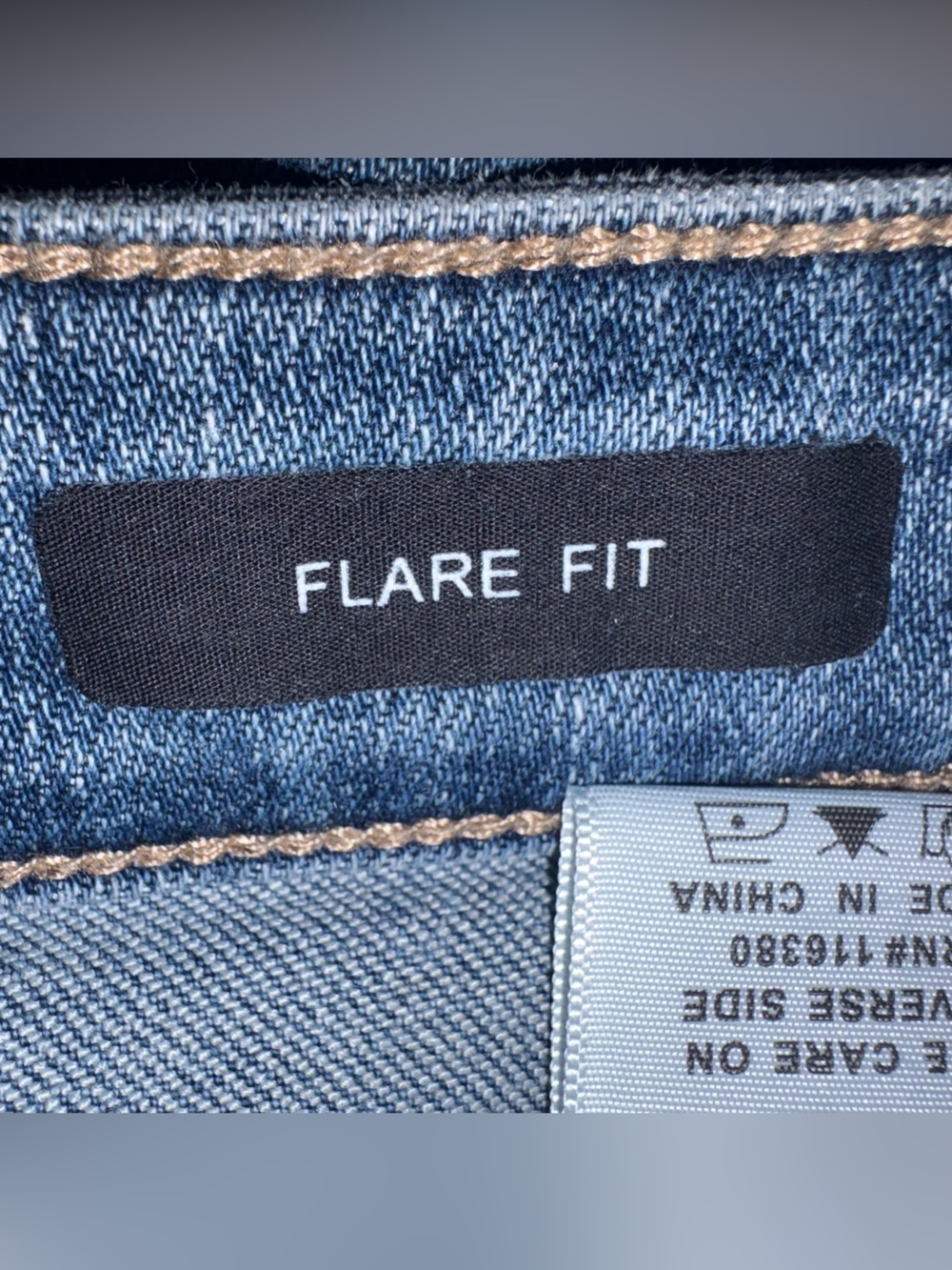 Judy Blue Flare Fit High Rise Jeans Size 9/29 Medium Wash Stretch Western - Picture 6 of 7